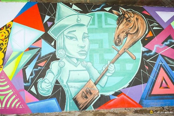 О правилах нанесения граффити на фасады зданий в Улан-Удэ
