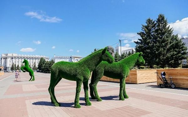 Горожане хотят оседлать декоративных коней в Улан-Удэ