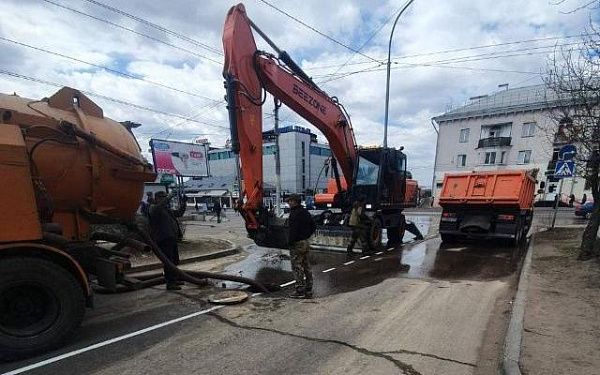 Центр Улан-Удэ сегодня снова "промок"