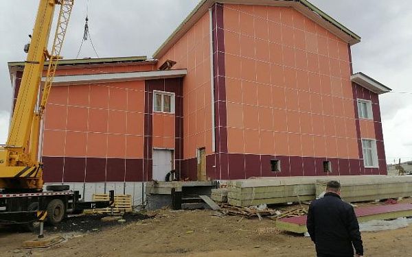 В шахтерском поселке Мухоршибирского района строят Центр культурного развития