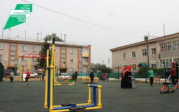 Завершилось строительство детской игровой площадки в селе Иволгинск